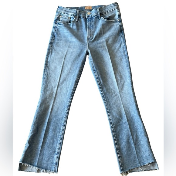 Mother Insider Crop Step Frayed Jeans - Picture 4 of 10